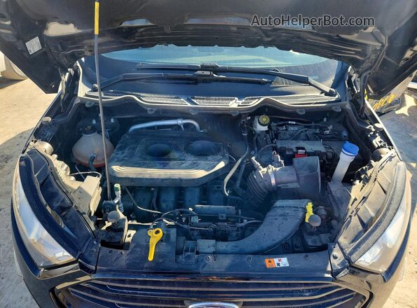 MAJ6S3FL7NC459948 2022 FORD ECOSPORT Black Вид підкапотного простору
