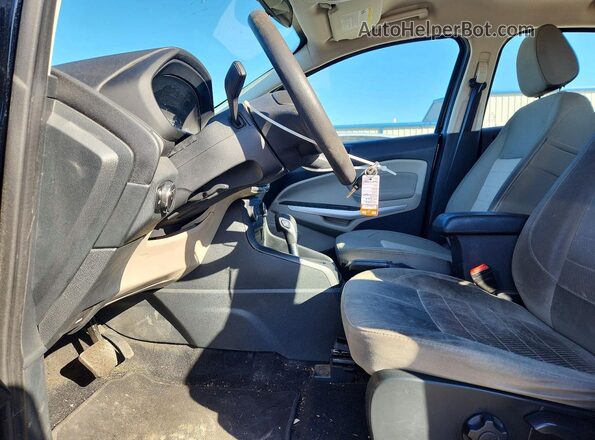 MAJ6S3FL7NC459948 2022 FORD ECOSPORT Black Вид салону спереду