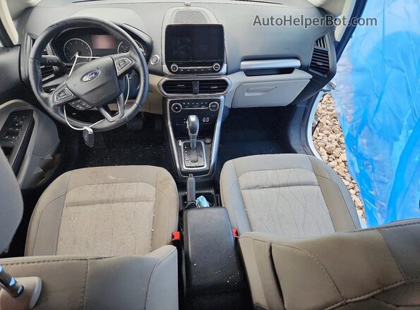 MAJ6S3GL1KC308890 2019 FORD ECOSPORT White Առջևի վահանակի տեսք