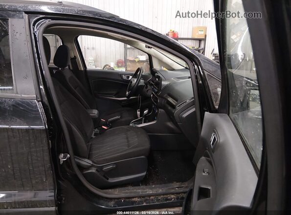 MAJ6S3GL4KC272211 2019 FORD ECOSPORT Black Вид салону спереду