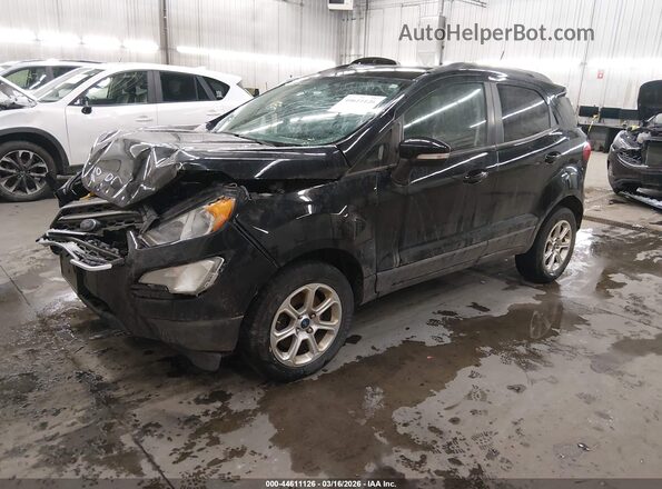 MAJ6S3GL4KC272211 2019 FORD ECOSPORT Black Передня ліва чверть
