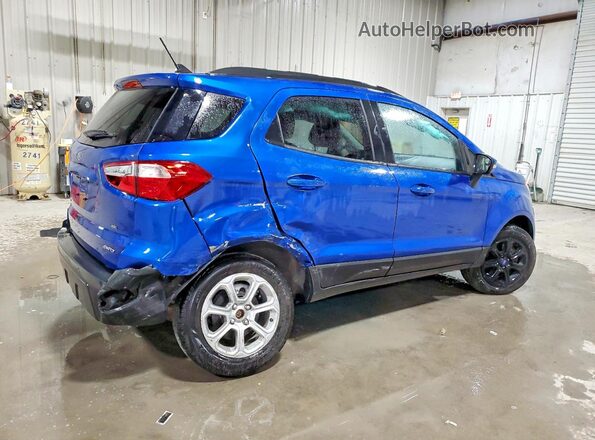 MAJ6S3GL4MC409621 2021 FORD ECOSPORT Blue Задня права чверть