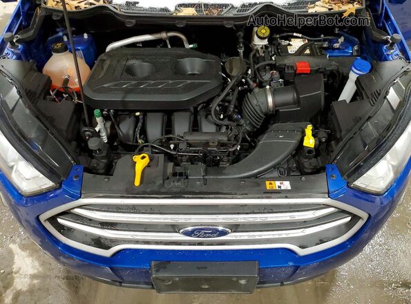 MAJ6S3GL4MC409621 2021 FORD ECOSPORT Blue Вид підкапотного простору