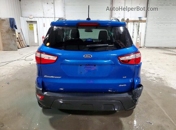 MAJ6S3GL4MC409621 2021 FORD ECOSPORT Blue Вид ззаду