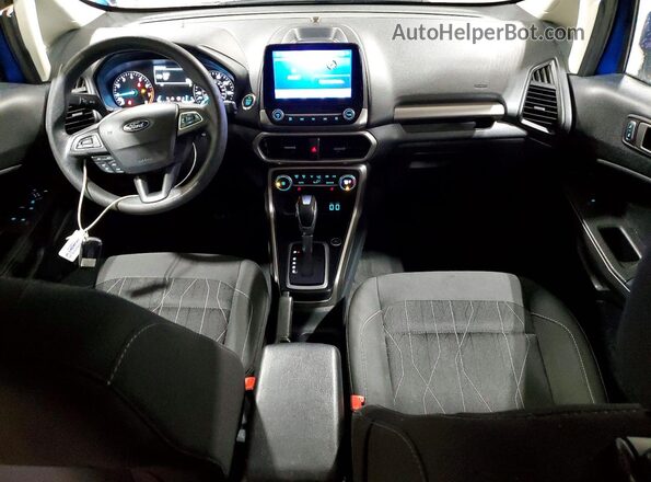 MAJ6S3GL4MC409621 2021 FORD ECOSPORT Blue Вид панелі приладів