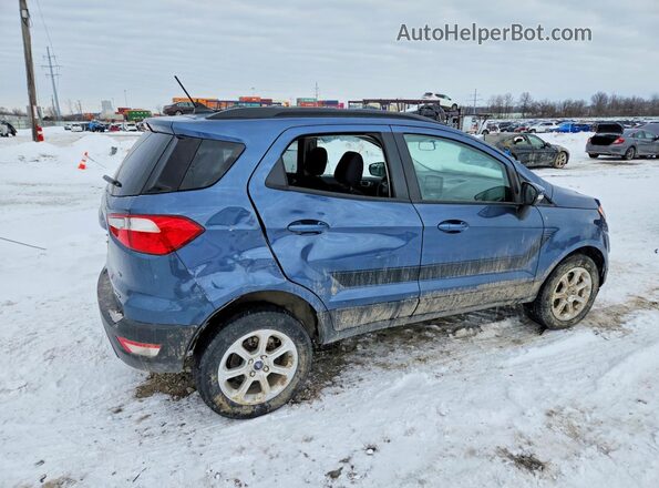 MAJ6S3GL4NC459842 2022 FORD ECOSPORT Blue Tył prawy