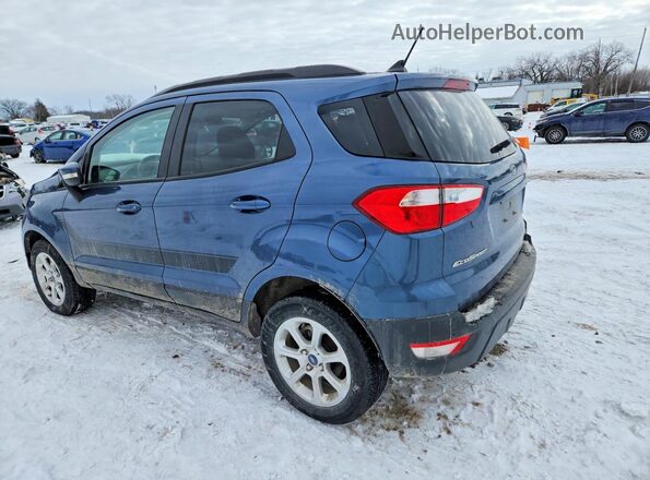 MAJ6S3GL4NC459842 2022 FORD ECOSPORT Blue Tył lewy