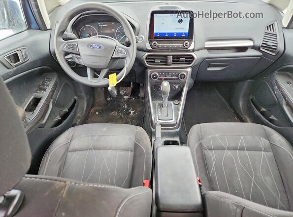 MAJ6S3GL4NC459842 2022 FORD ECOSPORT Blue Widok deski rozdzielczej