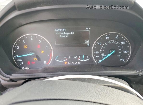 MAJ6S3GL5MC437265 2021 FORD ECOSPORT Gray Սարքավորումների վահանակի տեսք