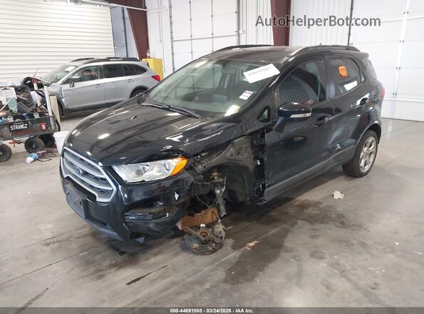 MAJ6S3GL6MC402718 2021 FORD ECOSPORT Black Առջևի ձախ երեք քառորդ տեսարան