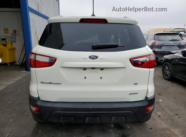 MAJ6S3GL6MC425920 2021 FORD ECOSPORT White Հետևի տեսք