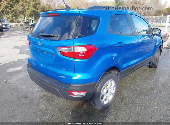 MAJ6S3GL7KC301359 2019 FORD ECOSPORT Blue Հետևի աջ