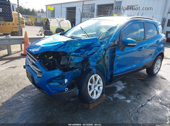 MAJ6S3GL7KC301359 2019 FORD ECOSPORT Blue Առջևի ձախ երեք քառորդ տեսարան