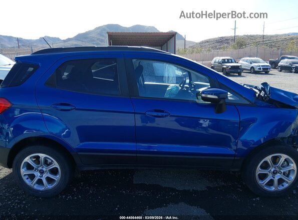 MAJ6S3GLXLC328752 2020 FORD ECOSPORT Blue Панорамний вид салону 360°
