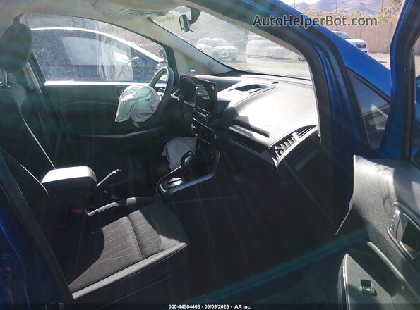 MAJ6S3GLXLC328752 2020 FORD ECOSPORT Blue Вид салону спереду