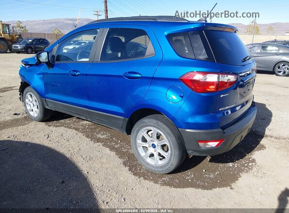 MAJ6S3GLXLC328752 2020 FORD ECOSPORT Blue Задня ліва чверть