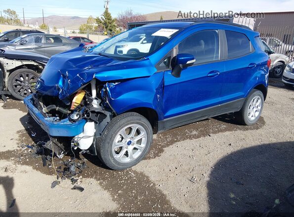 MAJ6S3GLXLC328752 2020 FORD ECOSPORT Blue Передня ліва чверть