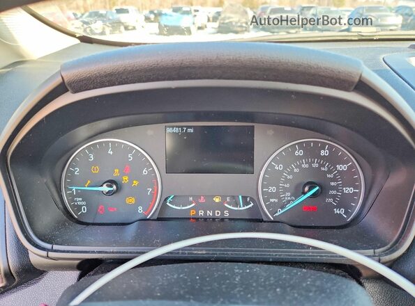 MAJ6S3GLXMC451534 2021 FORD ECOSPORT Black Սարքավորումների վահանակի տեսք