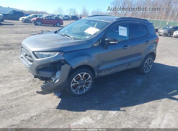 MAJ6S3JL0KC250697 2019 FORD ECOSPORT Gray 
