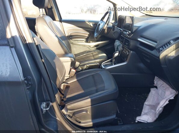 MAJ6S3JL0LC353202 2020 FORD ECOSPORT Gray წინა სალონის ხედი