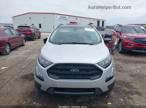MAJ6S3JLXMC448965 2021 FORD ECOSPORT Silver ხელსაწყოთა პანელის ხედი