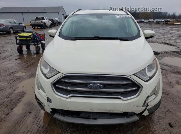 MAJ6S3KL0KC285156 2019 FORD ECOSPORT White 