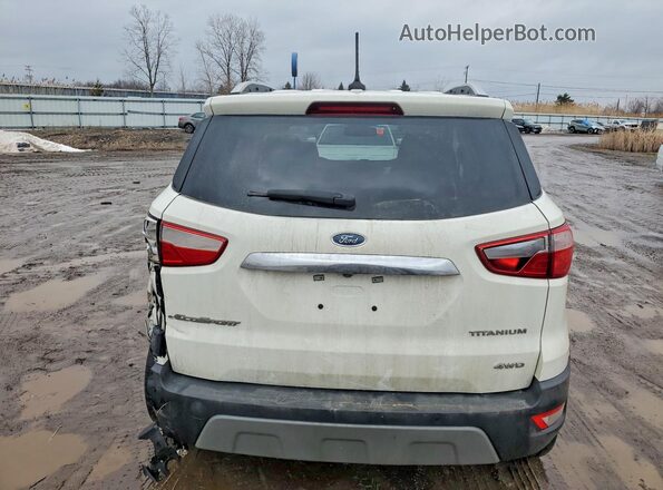 MAJ6S3KL0KC285156 2019 FORD ECOSPORT White 