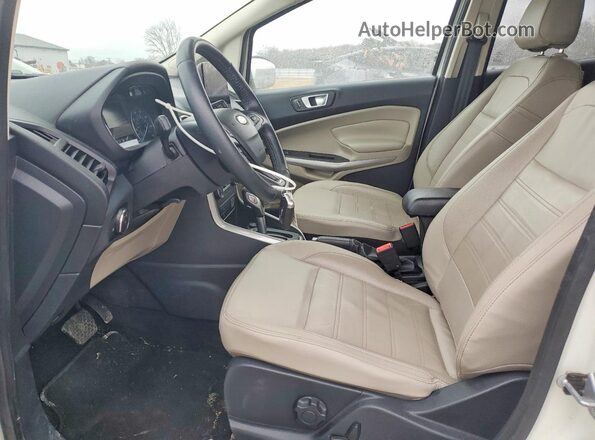 MAJ6S3KL0KC285156 2019 FORD ECOSPORT White 