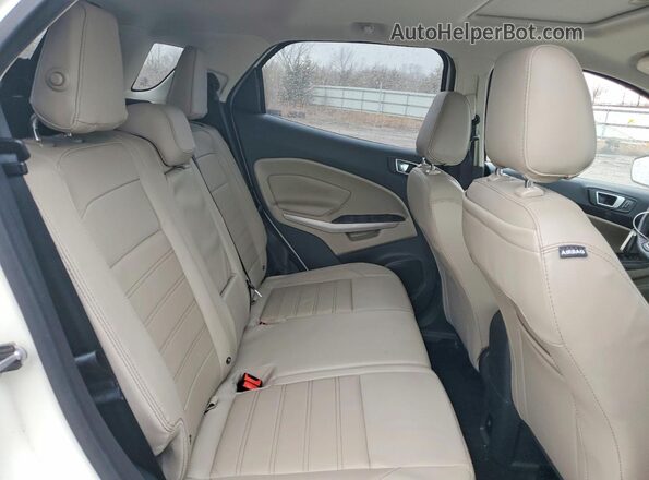 MAJ6S3KL0KC285156 2019 FORD ECOSPORT White 