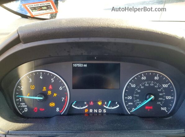 MAJ6S3KL2KC281710 2019 FORD ECOSPORT Blue Vista del cuadro de instrumentos