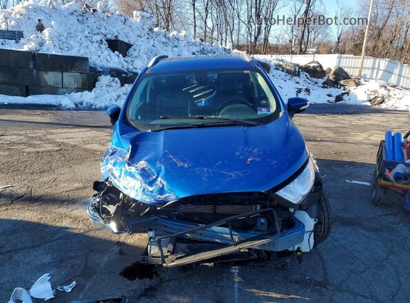 MAJ6S3KL2KC281710 2019 FORD ECOSPORT Blue Vista frontal