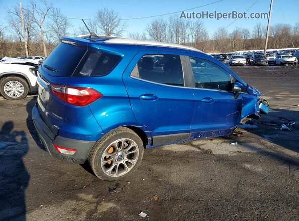 MAJ6S3KL2KC281710 2019 FORD ECOSPORT Blue Trasero derecho