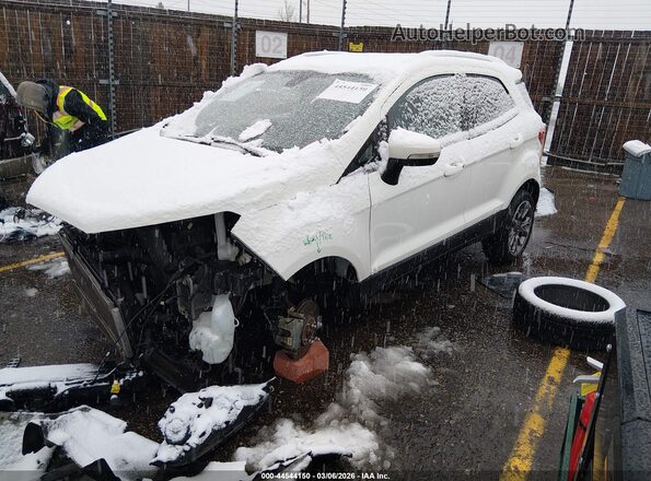 MAJ6S3KL2LC315615 2020 FORD ECOSPORT Белый Передняя левая четверть