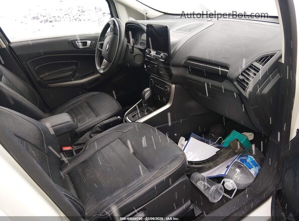 MAJ6S3KL2LC315615 2020 FORD ECOSPORT Белый Вид салона спереди
