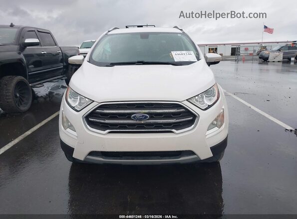 MAJ6S3KL4LC388985 2020 FORD ECOSPORT White ხელსაწყოთა პანელის ხედი