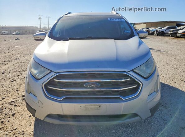 MAJ6S3KL8KC253104 2019 FORD ECOSPORT Silver 