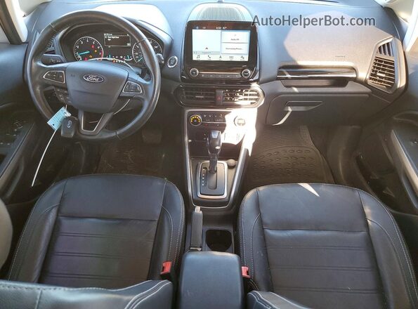 MAJ6S3KL8KC253104 2019 FORD ECOSPORT Silver 
