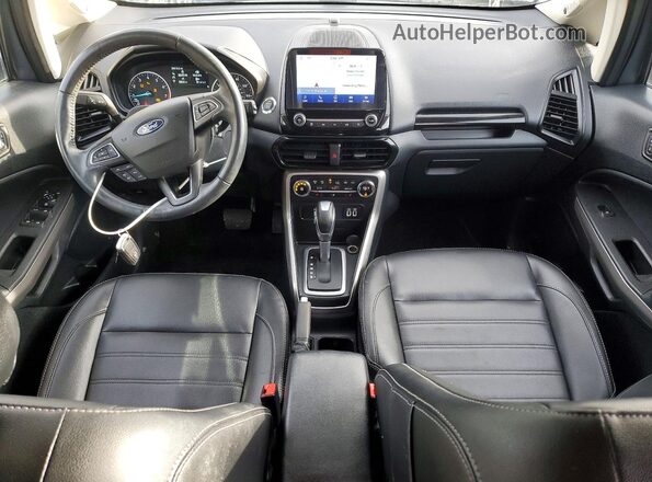 MAJ6S3KL9MC399787 2021 FORD ECOSPORT Gray Widok deski rozdzielczej