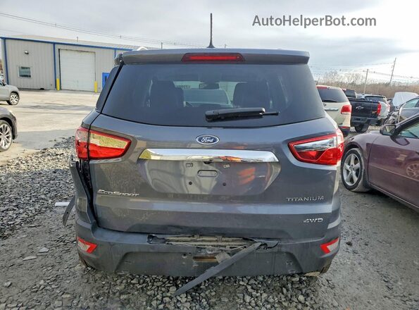 MAJ6S3KL9MC399787 2021 FORD ECOSPORT Gray Widok z tyłu