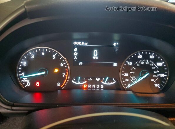 MAJ6S3KL9MC401893 2021 FORD ECOSPORT White ხელსაწყოთა პანელის ხედი