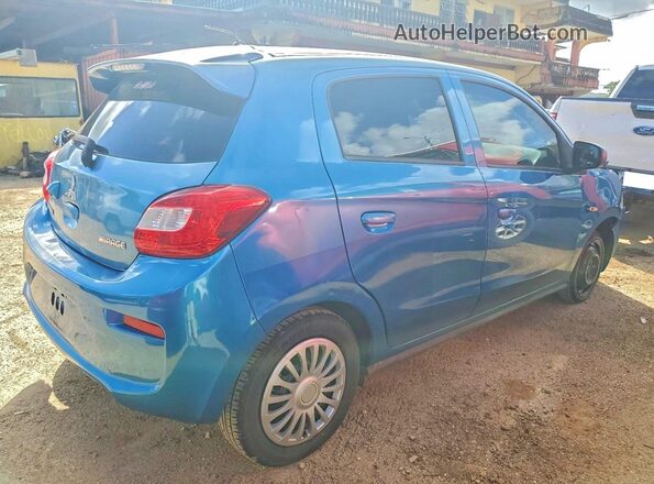 ML32A3HJ3KH001798 2019 MITSUBISHI MIRAGE Blue Tył prawy