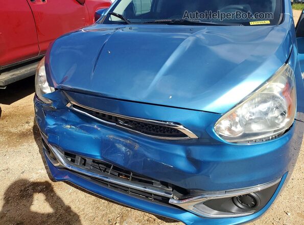 ML32A3HJ3KH001798 2019 MITSUBISHI MIRAGE Blue Widok wnętrza z tyłu