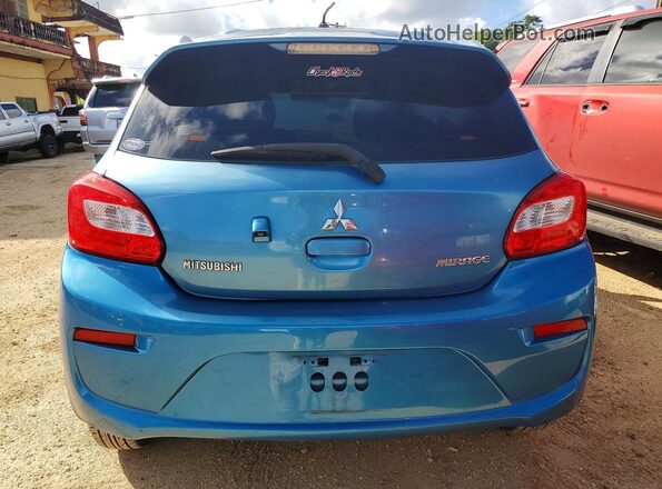 ML32A3HJ3KH001798 2019 MITSUBISHI MIRAGE Blue Widok z tyłu