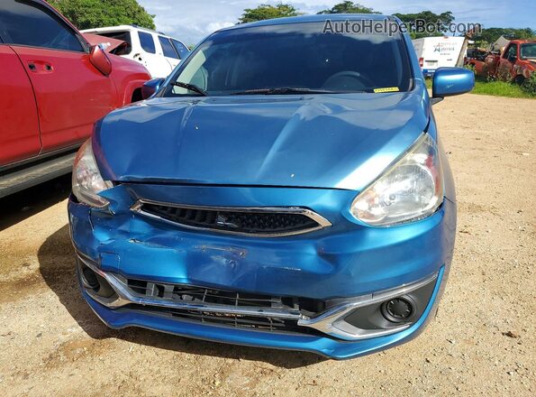 ML32A3HJ3KH001798 2019 MITSUBISHI MIRAGE Blue Widok z przodu