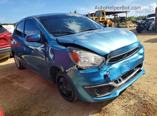 ML32A3HJ3KH001798 2019 MITSUBISHI MIRAGE Blue Przód prawy