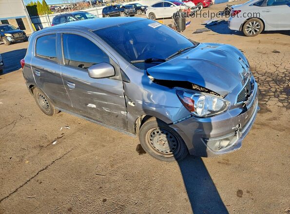 ML32A3HJ3KH014633 2019 MITSUBISHI MIRAGE Серый 