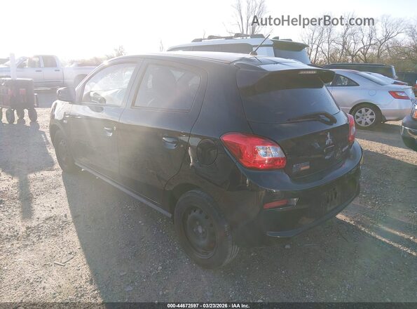 ML32A3HJ4JH001436 2018 MITSUBISHI MIRAGE Black უკანა მარცხენა