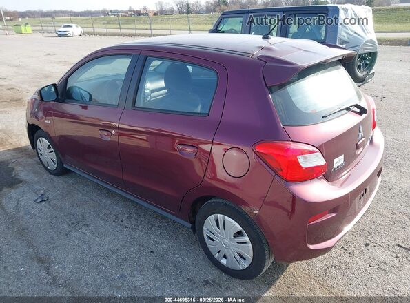 ML32A3HJ6HH005532 2017 MITSUBISHI MIRAGE Purple უკანა მარცხენა
