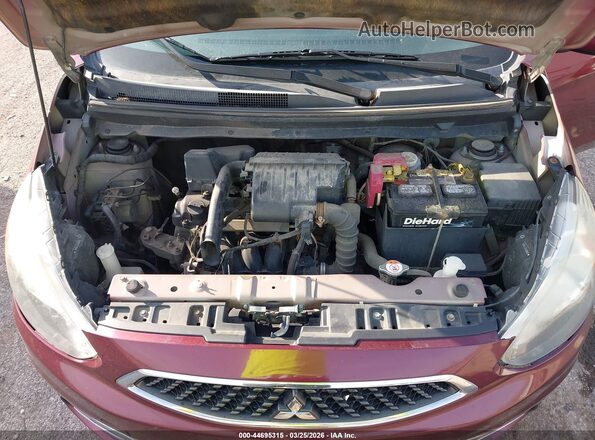 ML32A3HJ6HH005532 2017 MITSUBISHI MIRAGE Purple უკანა ხედი