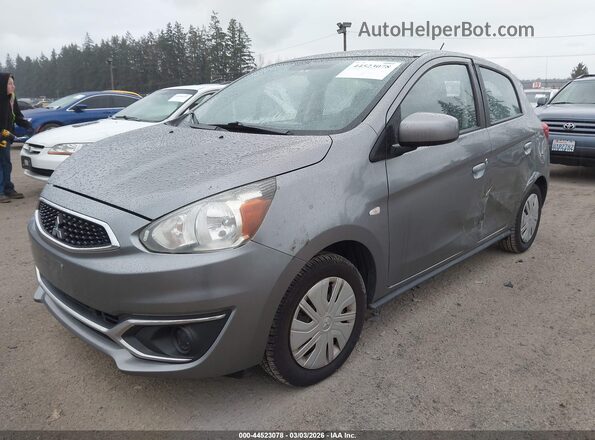 ML32A3HJ6JH003141 2018 MITSUBISHI MIRAGE Silver Առջևի ձախ երեք քառորդ տեսարան